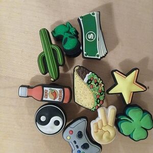 Colorful Shoe Charms Set